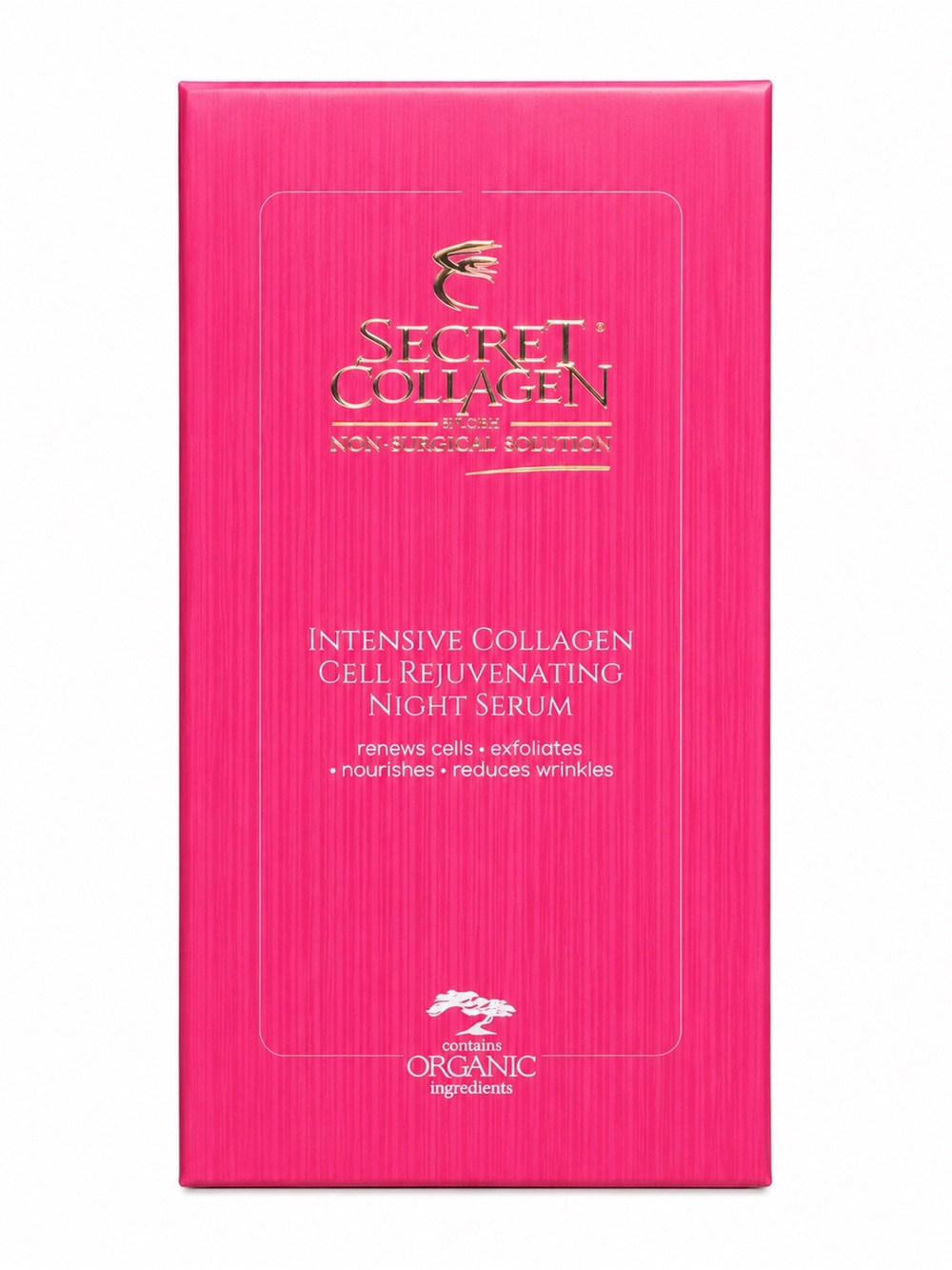 Secret Collagen Night Serum 1.7 oz New Sealed Anti Aging Hyaluronic Acid